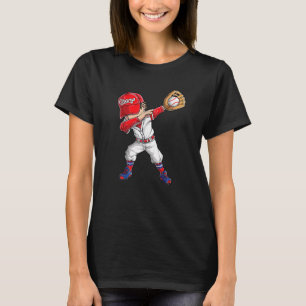 Camiseta Homens apanhadores do jogador de beisebol