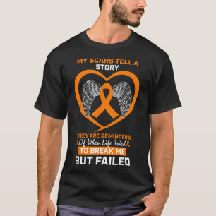 Camiseta Homens As Minhas Cicatrizes Dizem Uma História De