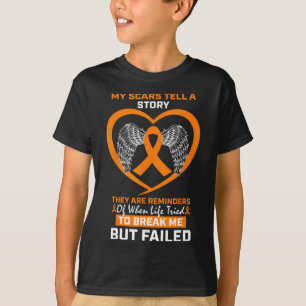 Camiseta Homens As Minhas Cicatrizes Dizem Uma História De 