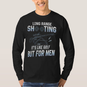 Camiseta Homens Atirando A Longa Distância Atirando Como Go