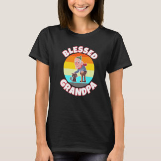 Camiseta Homens Avô Sabedoria da Velhice Avô Bênção Gentil