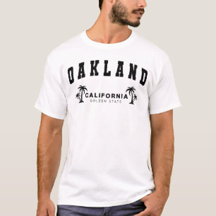 Camiseta Homens Branco Long Beach, Califórnia