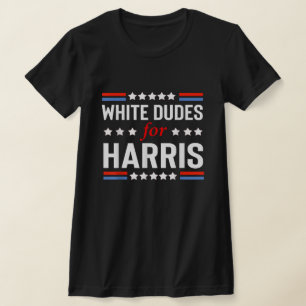 Camiseta Homens Brancos Para Kamala Harris 2024