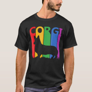 Camiseta Homens-Cães Corgi