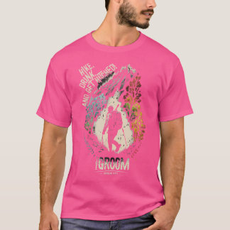 Camiseta Homens Caminhada Bebida E Casamento  12 Despedida 