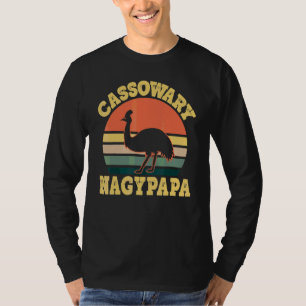 Camiseta Homens Casuar Nagypapa Casuar Fofo Festa Húngaro