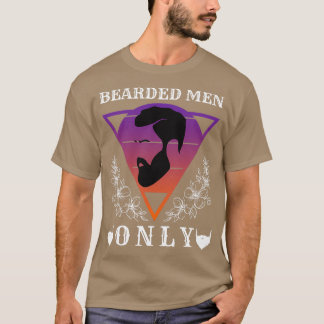 Camiseta Homens com barba apenas TSicterícia