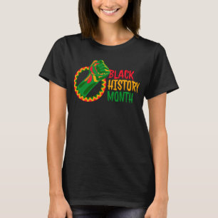 Camiseta Homens com História Negra Mês Mulheres Crianças