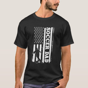 Camiseta Homens com Pai de futebol americano Ball dos EUA