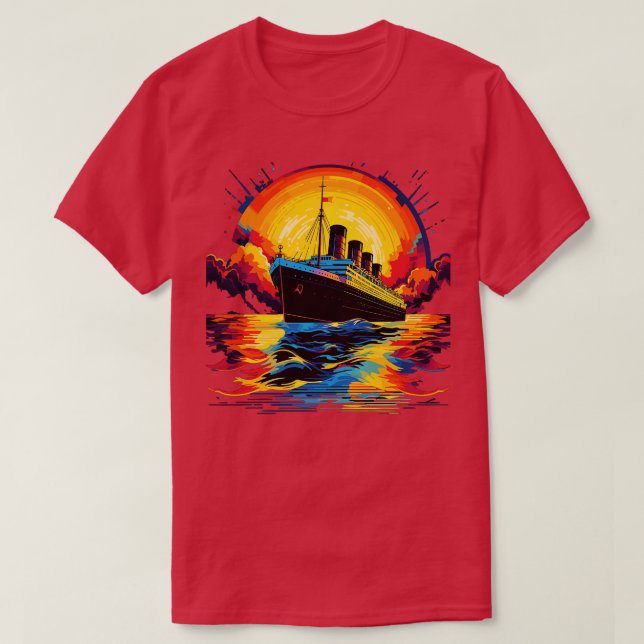 Camiseta Homens com Titanismo Retroativo Mulheres Crianças  (Frente do Design)