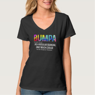 Camiseta Homens Cool Bumpa Definição Como Um Avô Regular