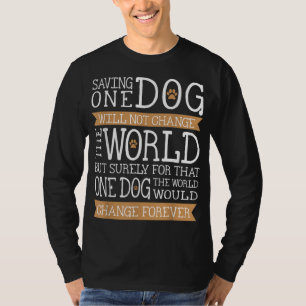 Camiseta Homens Crianças Equipe de resgate de animais