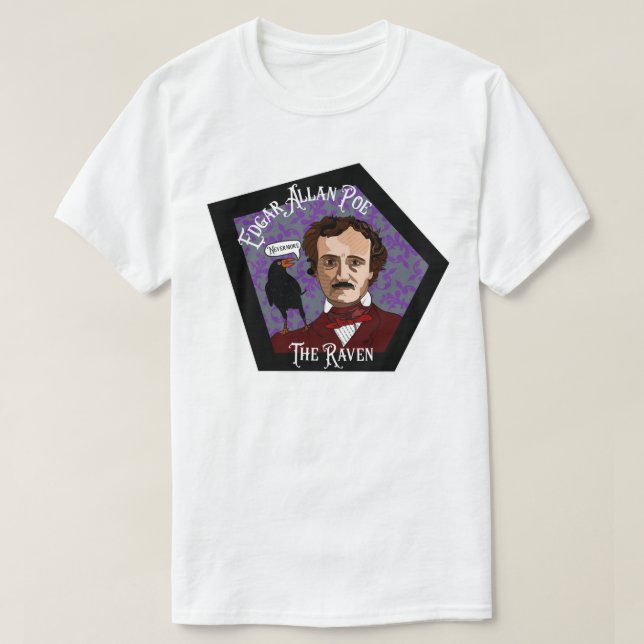 Camiseta Homens Criminosos Edgar Detetive Allan Poe Story (Frente do Design)