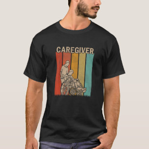 Camiseta Homens Cuidados Mulheres Cujo Cuidador É Corajoso