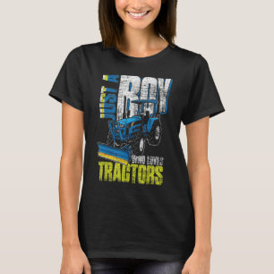 Camiseta Homens da Agricultura de Trator Meninos Crianças F