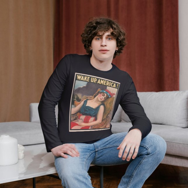 Camiseta Homens da América acordar (Criador carregado)