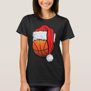 Camiseta Homens da Bola de Natal Santa Hat Xmas
