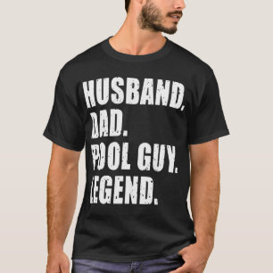 Camiseta Homens da Cara de Piscina do marido 1