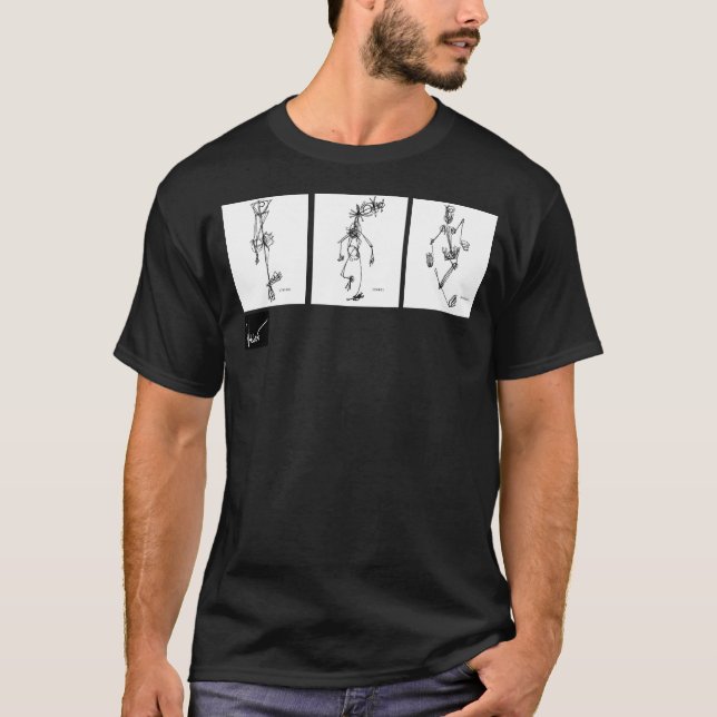 Camiseta Homens da dança, vagabundos por Vance (Frente)