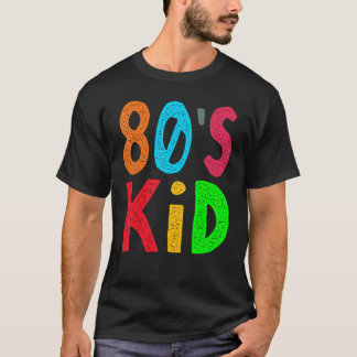 Camiseta Homens Da Faculdade De anos 80 Vintage Retro-Distú