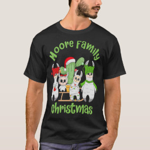 Camiseta Homens da família Llama Mulheres e Crianças da fam