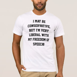 Camiseta Homens da liberdade de expressão feitos no t-shir