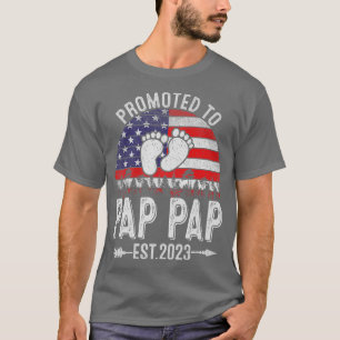 Camiseta Homens Da Vintage Promovidos Para A Pap No Último