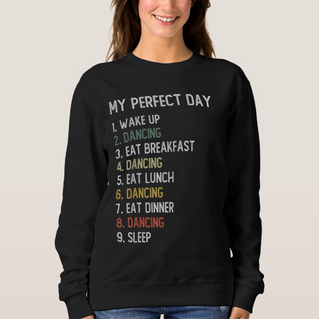 Camiseta Homens Dançando Dia Perfeito Rapazes Dançando Adol (Frente)