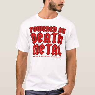Camiseta homens das caras pstos pela música do metal da