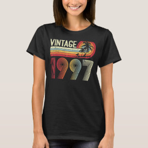 Camiseta Homens de 26 anos Vintage 1997 Retro 26th Birth