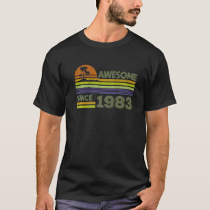 Camiseta Homens De 39 Anos São Fantásticos Desde 1983