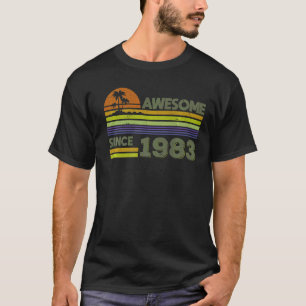 Camiseta Homens De 39 Anos São Fantásticos Desde 1983