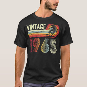 Camiseta Homens de 58 anos Vintage 1965 Retro 58º Nasciment