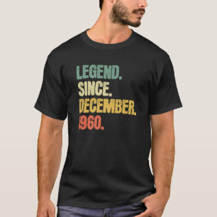 Camiseta Homens De 60 Anos Camiam Lenda De Presentes Desde