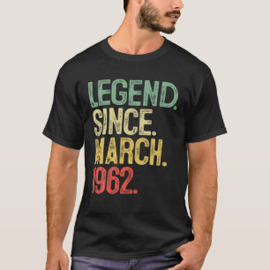 Camiseta Homens De 60 Anos De Idade, 60 Anos De Legenda De 