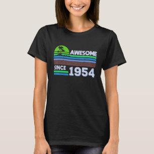 Camiseta Homens De 68 Anos Mulheres Incríveis Desde 1954 1