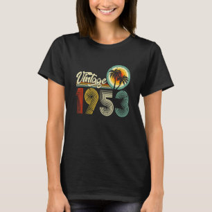 Camiseta Homens de 70 anos Vintage, 1953, 70, Aniversário