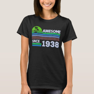 Camiseta Homens De 84 Anos Incrível Desde 1938