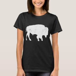 Camiseta Homens de Amante de os animais do Bison em Buffalo