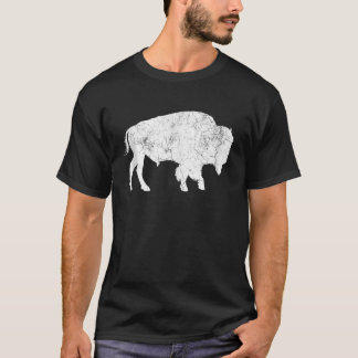 Camiseta Homens de Amante de os animais do Bison em Buffalo