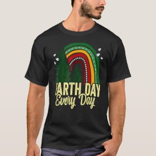 Camiseta Homens de Animais do Planeta de Consciência do Dia