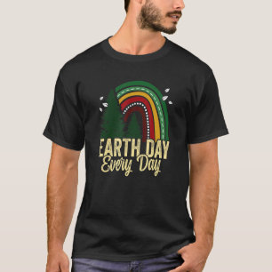 Camiseta Homens de Animais do Planeta de Consciência do Dia