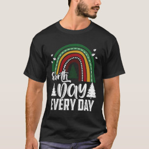Camiseta Homens de Animais do Planeta de Consciência do Dia