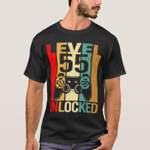 Camiseta Homens De Aniversário De 1968 Brincam 55 55º anive