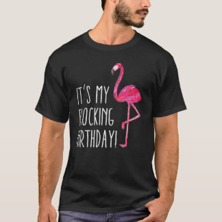 Camiseta Homens de Aniversário Mulheres Rosa Watercolor Tee