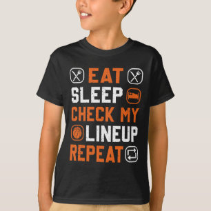 Camiseta Homens De Basquete Verificam A Minha Linha