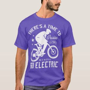 Camiseta Homens de bicicleta Monttainbike ebiker para um