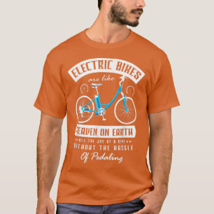 Camiseta Homens de bicicleta Monttainbike ebiker para um