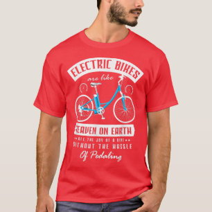 Camiseta Homens de bicicleta Monttainbike ebiker para um