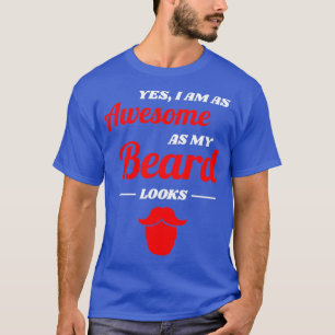 Camiseta Homens de bigode Cheio de barba dotados 5